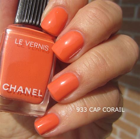 chanel vernis cap corail|chanel le vernis summer nail colors.